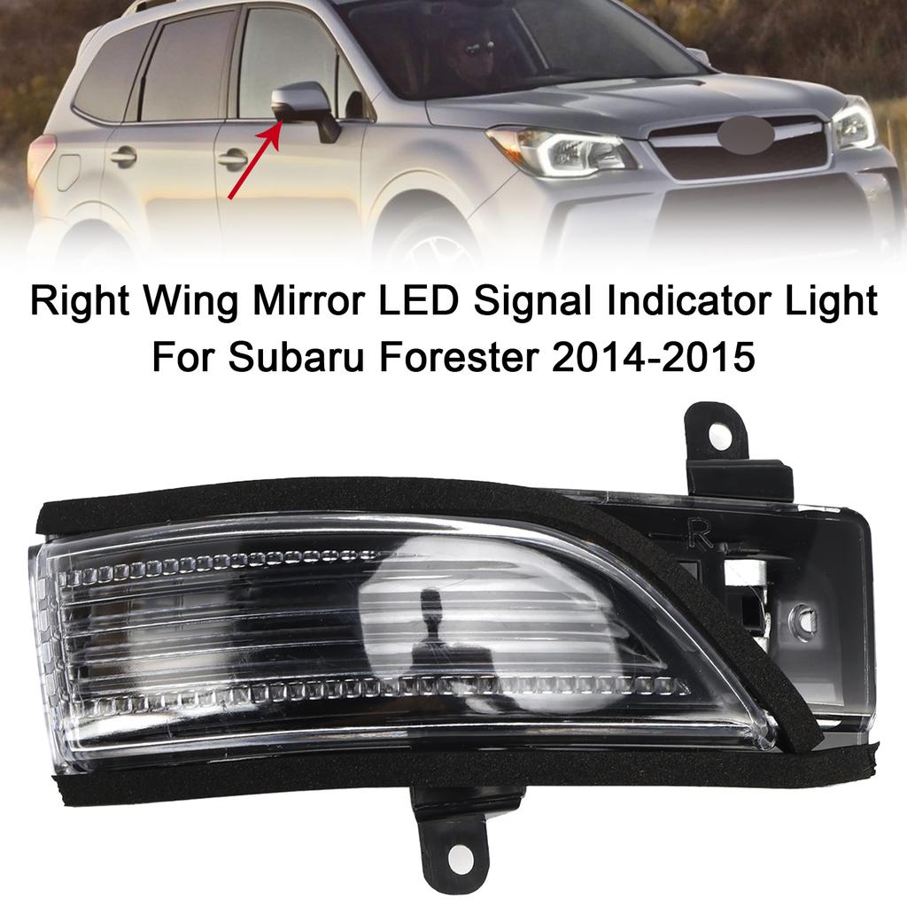 Right Wing Mirror LED Signal Indicator Light For Subaru Forester 2014-2015