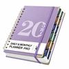 Jahresplaner 2027 A5 12-Monate Büroarbeitsplaner Hardcover Notizbuch Schulbedarf