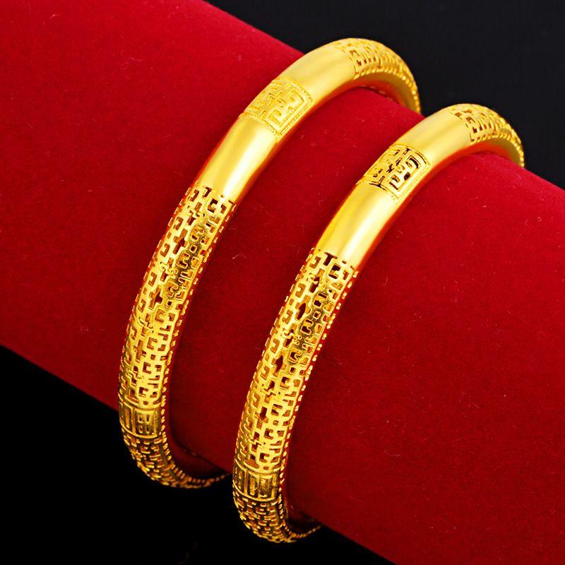 

1 шт., женский универсальный золотой браслет в корейском стиле золотого цвета, минималистичный ажурный браслет 18CM