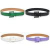 Womens Pu Leather Belt With Pin Buckle For Casual Office Wear