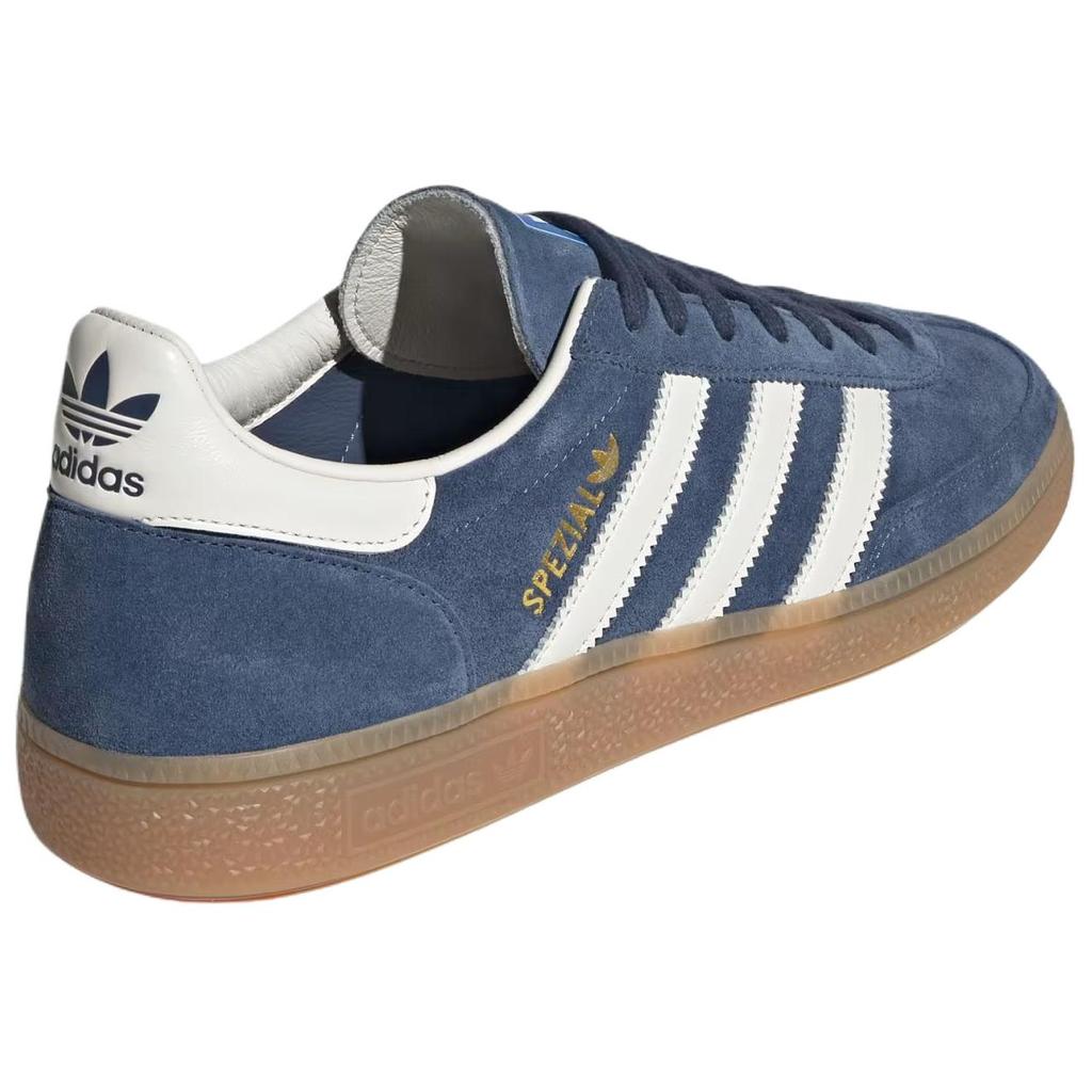 Adidas Handball Spezial Made in Germany Gebraucht Tintenblau Unisex Sneaker Blau Off-White Gum JR9534