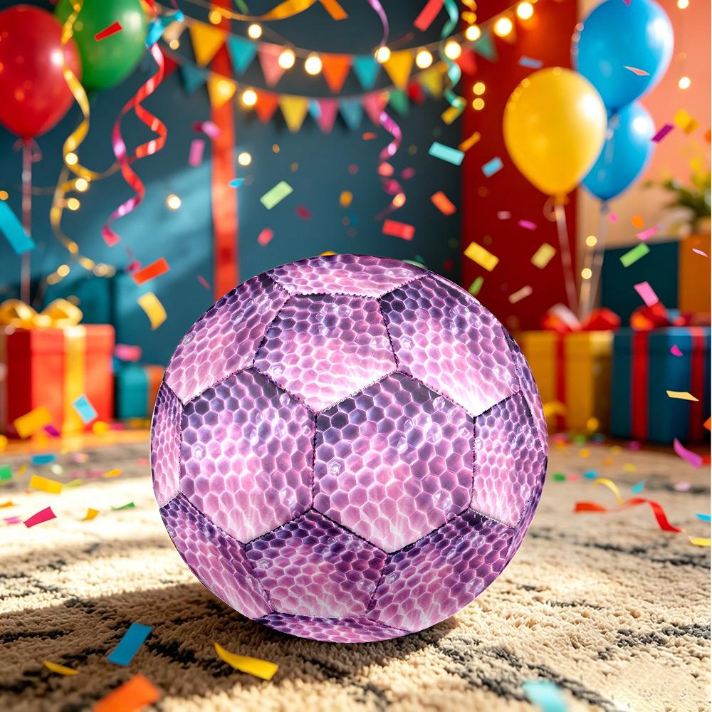 1pc Honeycomb Size 5 Soccer Ball Professional Match Training Football Indoor &Outdoor Sports Ball Lightweight Durable C6534