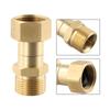 High Pressure Washer Swivel Connector Hose Fitting M22 14mm 15mm Anti-tangle Thread Rotation Water Gun Connector Car Cleaning
