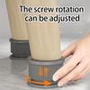 Without Drill Risers Providing Adjustable Height and Stability Support for Furniture Leveling In Cabinets and Wardrobes