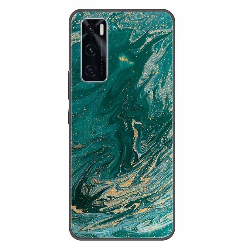 For Vivo V20 SE Case Marble Silicone Soft TPU Bumper Cover Coque For Vivo V20 SE Back Cover Cases for VivoV20 SE V20SE V 20 SE