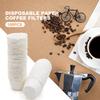 100pcs Disposable Paper Filters Cups Replacement White Coffee Filter Paper Pod for Keurig Capsules Coffee Filters Accessories
