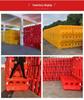 Mobile Water-Filled Traffic Barrier: Rotomolded, Two-Hole Anti-Collision Guardrail
