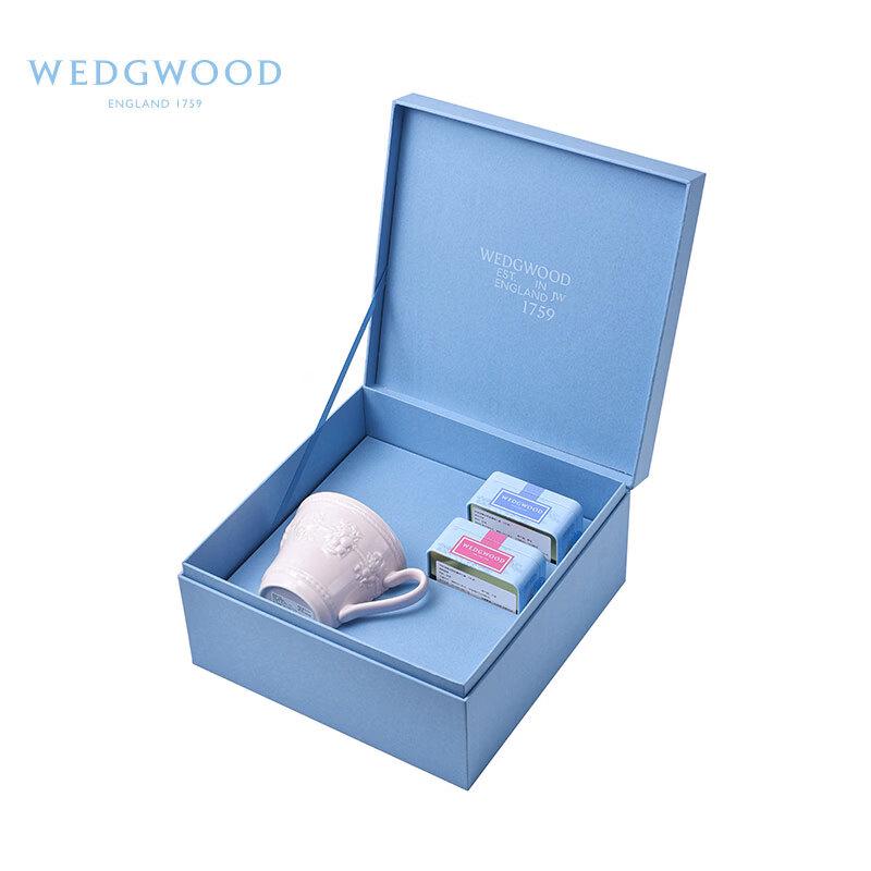 Wedgwood Happy Holiday Pink Mug and Tea Caddy Gift Set