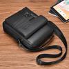 Men's Durable Shoulder Bag High Quality PU Leather Cross Body Sling Bags Travel Crossbody Fashion Pack for Male