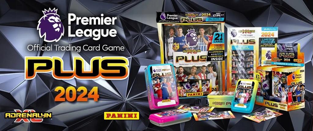 Panini Premier League 2024 plus Adrenalyn Dose Beutel 25 Karten / limitiert