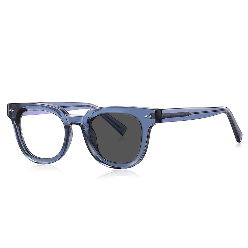 New Square Glasses Frame Photochromic Anti Blue Light Computer Reading Glasses For Men Prescription Glasses Women Eyewear