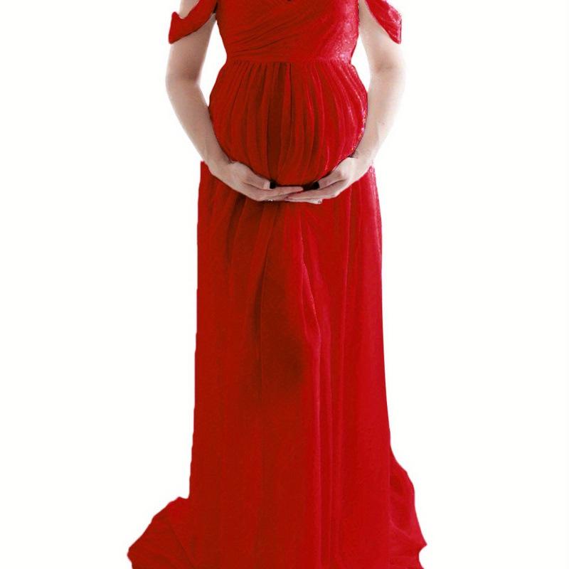 

W 94558 Trendy European & American Cross-border Fashion Large червоний