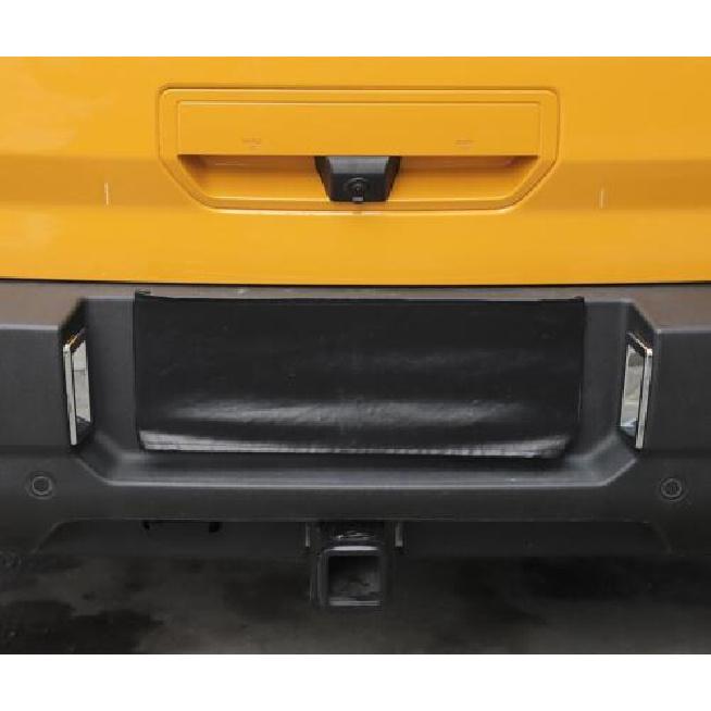 For - Ford Bronco Sport Chrome Rear License Plate Lamp Decor Cover Trim