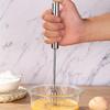 Schneebesen Edelstahl Schneebesen Manueller Handmixer Selbstdrehender Eierrührer Kücheneierwerkzeuge