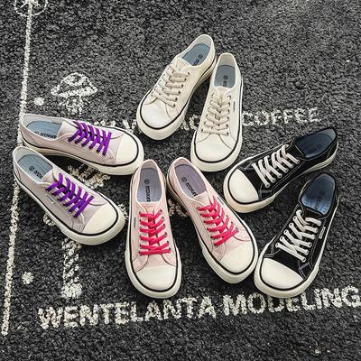 Fashion Zapatos De Mujer Tendencia Woman Platform Sneakers Women Casual Canvas Shoe Breathable Sneakers Fashion Skateboard Shoe