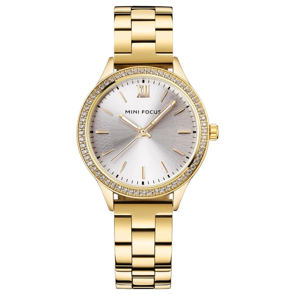 Ladies Watch Japanese Movement Luminous Waterproof Steel Strap Butterfly Buckle