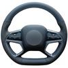 Hand Sewn Car Steering Wheel Cover For BYD Sealion Anti-slip Microfiber Leather Auto Steering Protector
