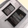 Travel Makeup Bag With Mesh Organizer For Cosmetics And Toiletries In Polyester Fabric
