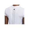 Adidas Engineered Fitness Training Sports Short Sleeve T-Shirt Women Tops White FH8070