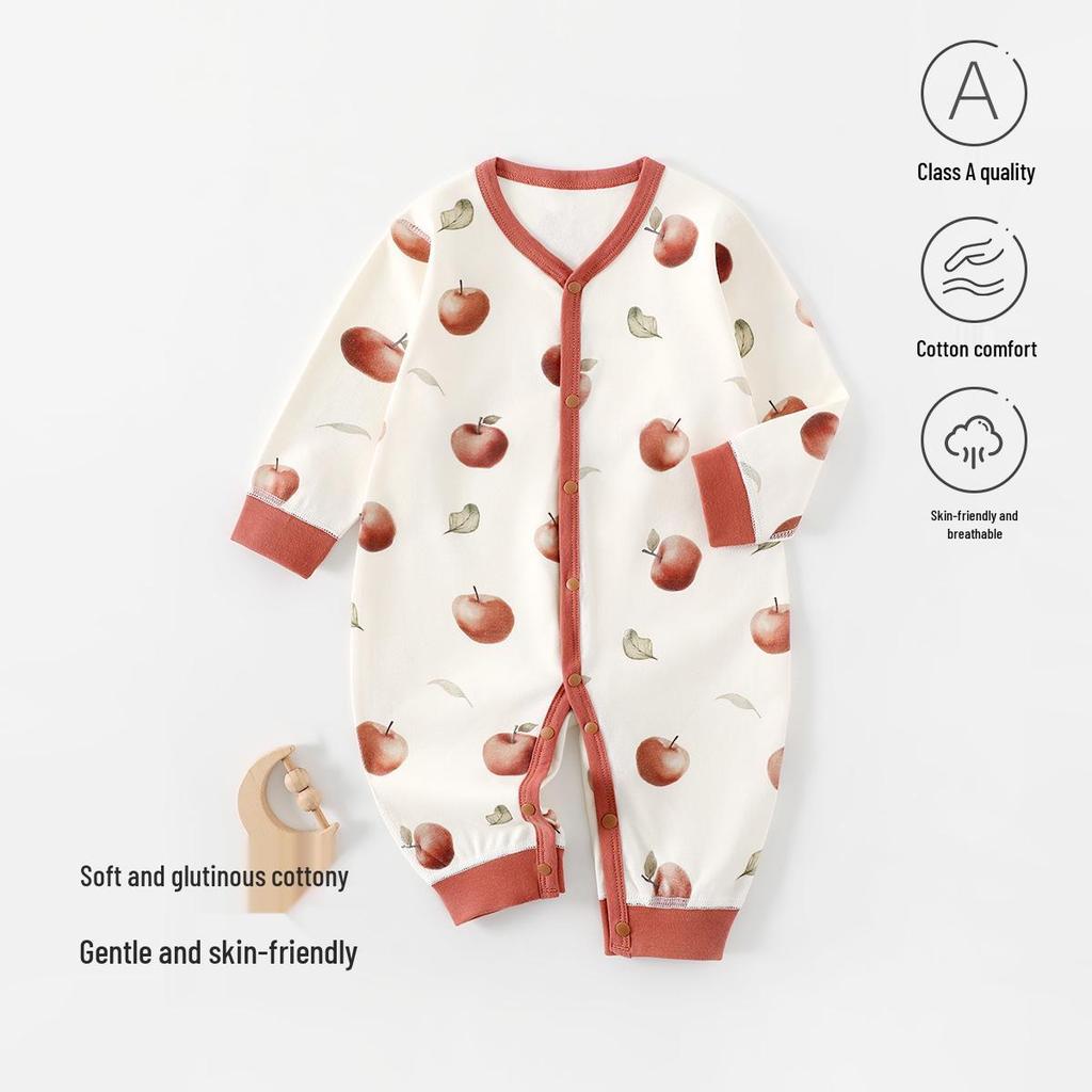 Anyang Infant Jumpsuit: Pure Cotton Bodysuit for Spring & Autumn - Perfect for Outings