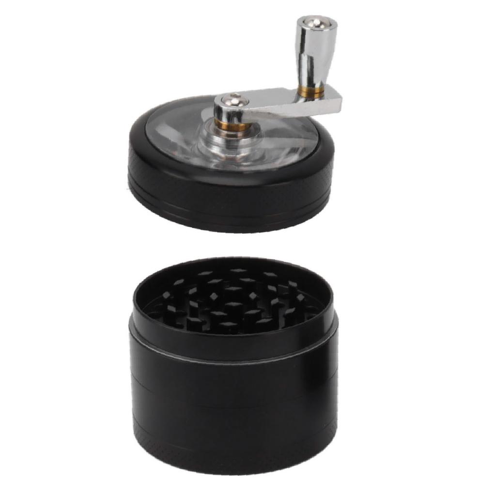 63mm Krydderkvern Hånddrevet Sinklegering Krydderkvern Kryddermølle med Håndtak