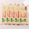 Zhenshijia Double-Headed Bamboo Disposable Toothpicks, 100 Packs