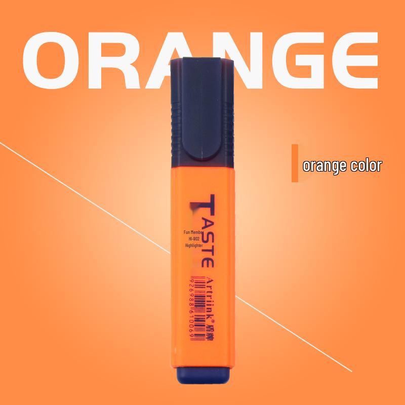 Large Capacity Eye-Safe Fluorescent Highlighter Pen for Students and Drawing Journals