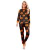 Matching Family Halloween Pajama Set Long Sleeve Top and Pants for Women and Kids