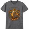 Wolf T Shirt Howling Wolf Mountain Moon Nature Wildlife Graphic Tee