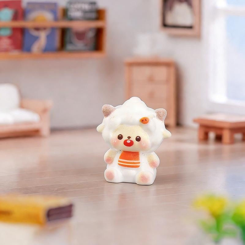 1Pc Miniature Fairy Garden Accessories Cute Sheep Lamb Ornament Figurines Home Garden Dollhouse Terrarium Decor