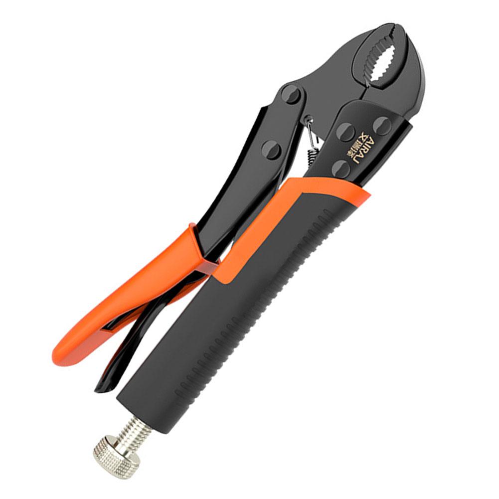 Portable 7/9/10 Inch Multi-functional Calipers Universal Strong Locking Pliers Pressure Pliers Round/Straight/Tip Mooth Pipe Wre