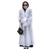 Imitation Mink Velvet Medium and Long Temperament Fur Integrated Fur Coat Thin High-end Coat Large Size
