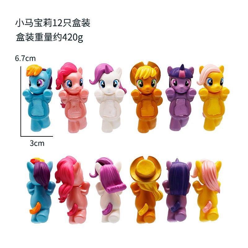 2026 New Harbro Ponys Friendship Magic Decorative Mini Anime Figures Ornaments Dolls Children Birthday Surprise Blind Box Gift