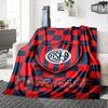 Name Custom San Lorenzo Logo Print Flannel Blanket High Quality Warm Comfortable Cover for All Seasons Perfect for Gifts Home Decor