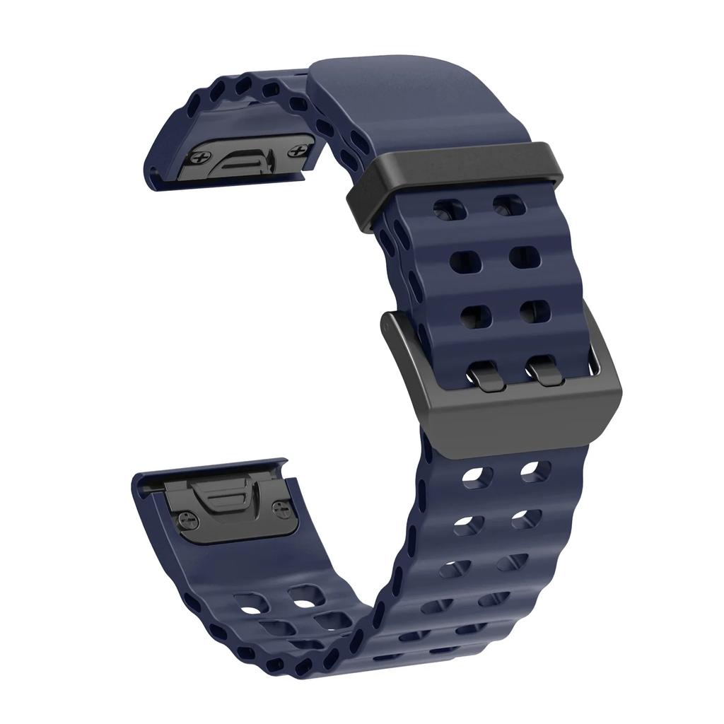 22 26MM Silicone WatchBand For Garmin Fenix 8 51MM 47mm 8E Enduro3 2 7X 7 6X 6 Pro 5X 5 Strap WristStrap Quick Release Bracelet