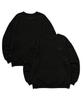 URBANAGE Daily Standard Oversized Brushed Sweatshirt Black