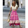 New Summer Print Loose Big Hem Skirt for Women