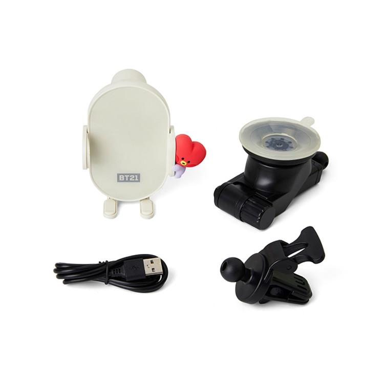 LINE FRIENDS BT21 TATA Mini Car Smartphone Fast Charging Stand