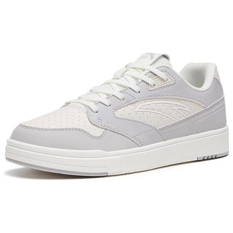 Anta Street Naughty Anti Slip And Wear Resistant Lightweight Low Top Skateboard Shoes Women's Gray Purple