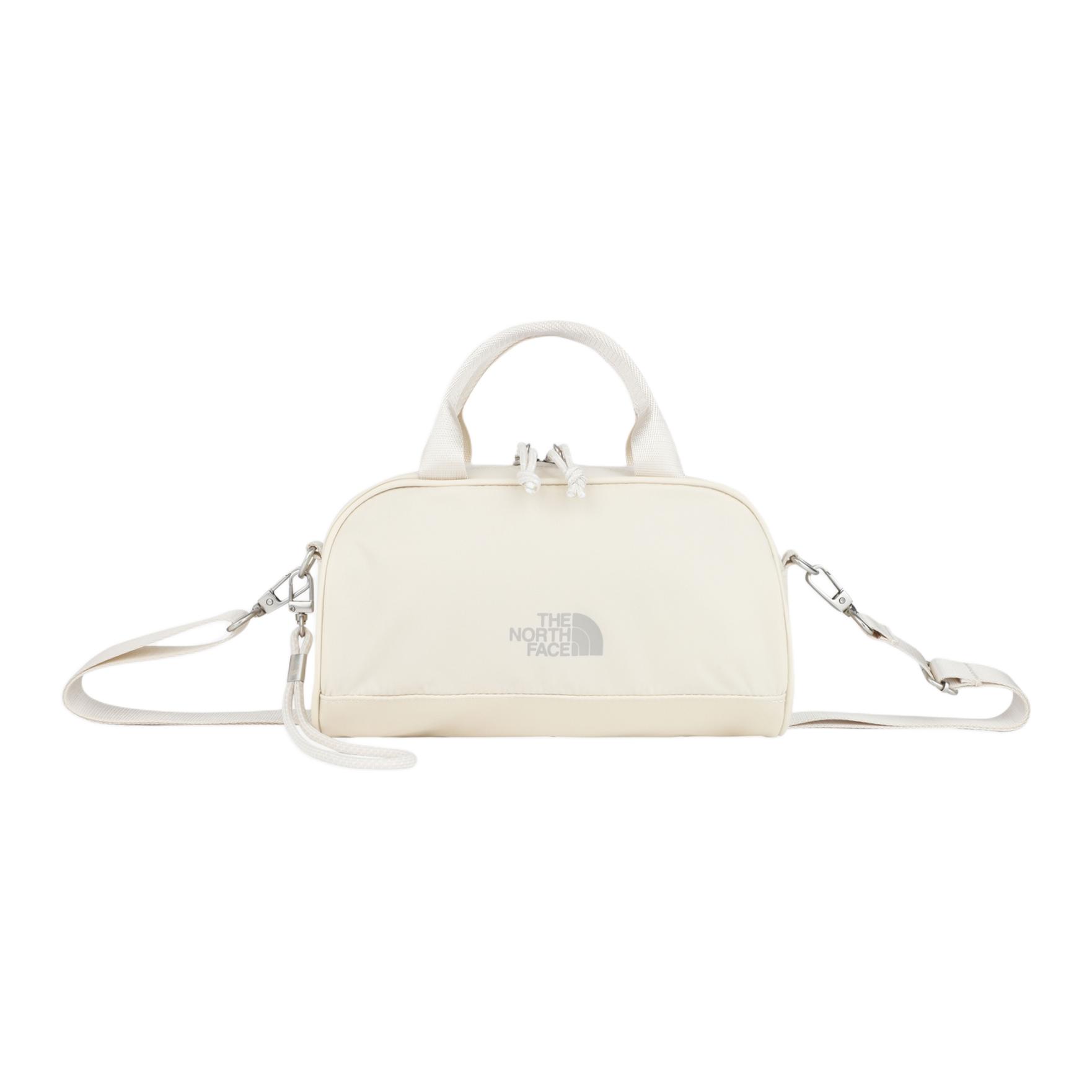 The North Face Bonney Classic Logo Zip Closure Nylon Tote Bag Small Unisex tote bag White NN2PR85K White