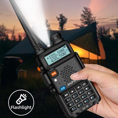 Pro Wireless Copy Frequency Walkie Talkie Dual Band Portable Long Range  Waterproof Multi-Band Type-C Charger Ham Radio UV 5R