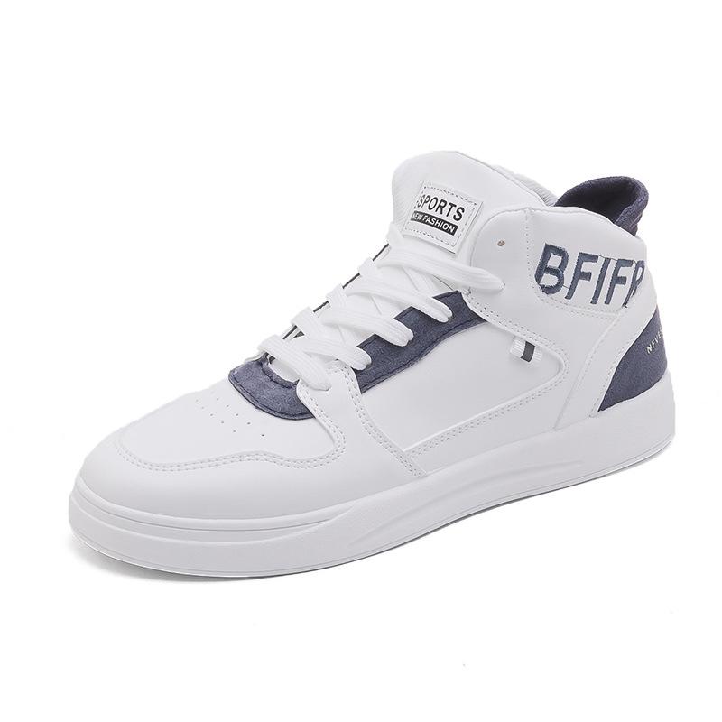 Herrsneakers Casual Höga Herrskor Designer Höst Vinter Sportträningsskor Basket Vita Sneakers Manliga Vulkaniserade Skor