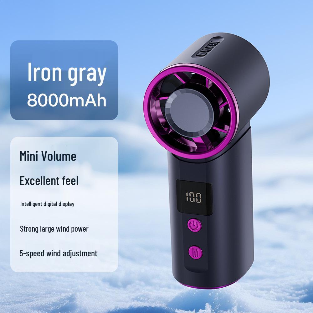 Compact High-Speed Handheld Silent Fan with Turbine Technology 96x39x44