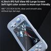 4.3inch Handheld Retro Game Console 64G/128G Expandable Memory Lightweight Portable 3000mAh Preloaded Classical Game