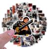 55 Kagurabachi Cartoon Stickers: Waterproof Decor for Phones, Journals, Luggage, Walls, and More.