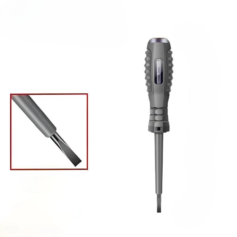 

Інтелектуальний тестер напруги Ручка змінного струму Безконтактний індукційний тест Олівець Вольтметр Детектор потужності Електрична викрутка Індикатор a letterhead-1pcs