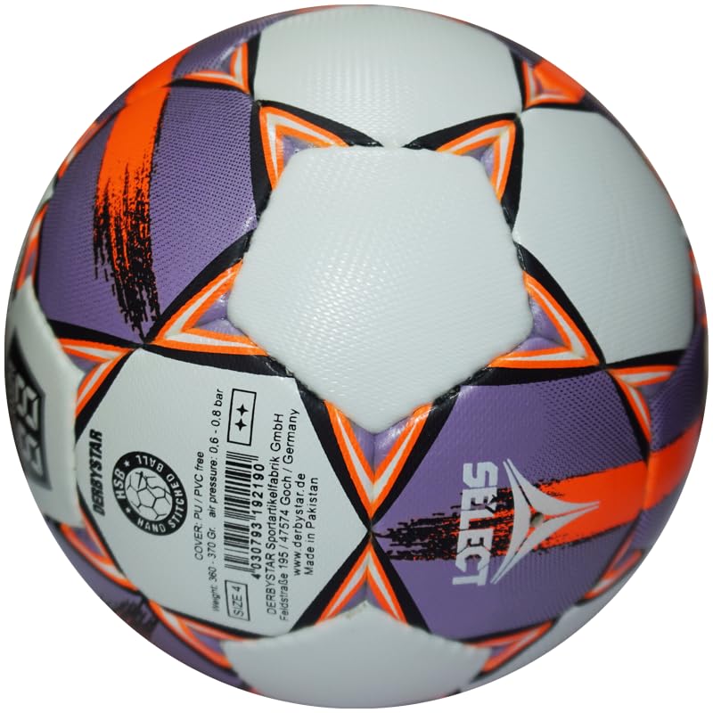 DERBYSTAR Soccer Size CHICAGO TT Japan Original for Elementary School Students Ball, 4, V24, Color,