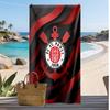 FC St. Pauli Football Print Beach Towel, Large Soft Quick Dry Towel for Beach Camping Swimming