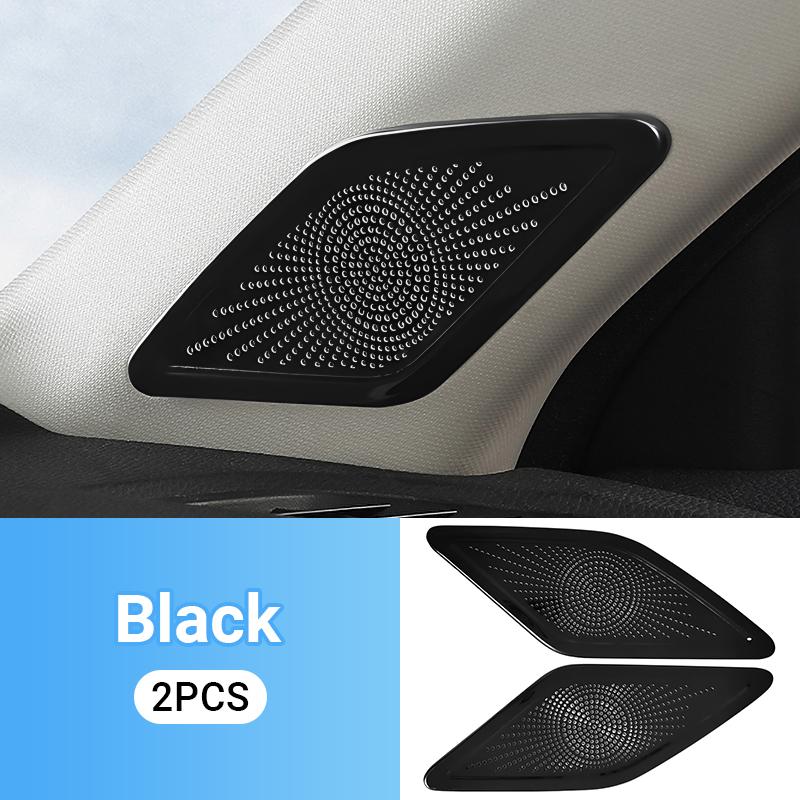 

Для Honda CR-V CRV 6-го поколения 2024 2024 2025 Гибридный автомобиль из нержавеющей стали Накладка на переднюю стойку твитера Наклейки на аудиодинамик чёрный