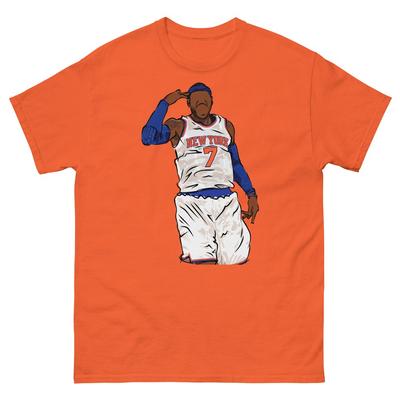 Koszulka z rysunkiem celebrującego Carmelo Anthony